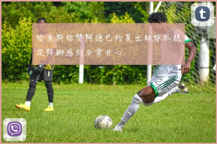 哈克斯称赞阿德巴约复出助球队稳定阵脚感到非常开心